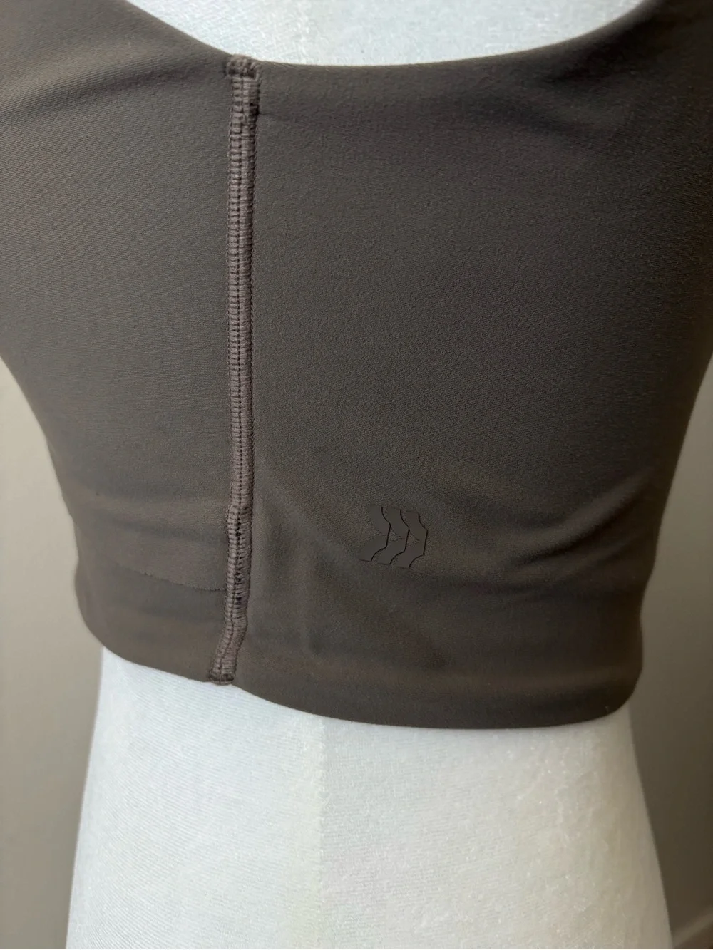 all in motion Women's Athletic Crop Tank Top in Taupe L